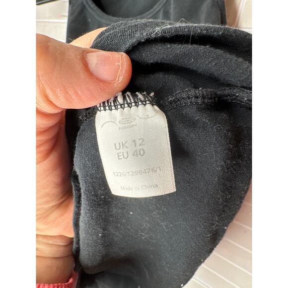 Rare Vintage Dirty Dancing Tank Top Black UK 12 / EU 40 (US 8) Rhinestone Logo - Picture 6 of 9